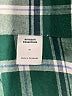 Amazon Essentials 100% Cotton Plaid Green Long Sleeve Button-Down Shirt Size M - photo 7