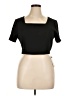 Yozy Black Short Sleeve Top Size 14 - photo 1