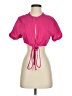 Assorted Brands 100% Cotton Pink Short Sleeve Blouse Size S - photo 1