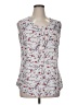 Emily Stacy Silver Sleeveless T-Shirt Size 1X - photo 1
