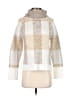 RD Style Plaid Ivory Turtleneck Sweater Size XS - photo 1