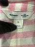 Old Navy Stripes Pink 3/4 Sleeve Button-Down Shirt Size XL - photo 7