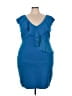 Alexia Admor Blue Cocktail Dress Size 2X - photo 1