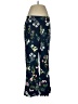 Ann Taylor LOFT 100% Rayon Floral Blue Casual Pants Size 6 - photo 1