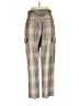 French Connection Plaid Yellow Cargo Pants Size 4 - photo 2