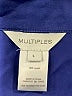 MULTIPLES 100% Lyocell Blue 3/4 Sleeve Button-Down Shirt Size L - photo 7