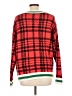 Unbranded 100% Acrylic Plaid Red Pullover Sweater Size L - photo 2