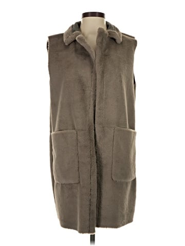 Lauren by Ralph Lauren Faux Fur Vest (view 1)