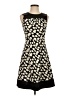 Leifnotes 100% Cotton Hearts Black Cocktail Dress Size 2 - photo 1