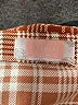 C+D+M Collection 100% Polyester Plaid Orange Long Sleeve Blouse Size S - photo 7