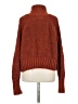 Hippie Rose 100% Polyester Orange Turtleneck Sweater Size S - photo 2
