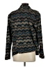 Roz & Ali Chevron-herringbone Teal Cardigan Size S - photo 2