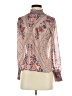 Living Doll 100% Polyester Paisley Pink Long Sleeve Blouse Size XS - photo 1
