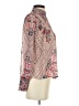 Living Doll 100% Polyester Paisley Pink Long Sleeve Blouse Size XS - photo 4