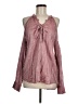 William Rast Pink Long Sleeve Blouse Size M - photo 1
