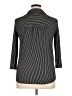 Cha Cha Vente Stripes Black 3/4 Sleeve Blouse Size XL (petite) - photo 2