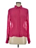 Papaya Pink Long Sleeve Blouse Size M - photo 1