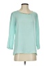 DKNYC 100% Polyester Solid Teal 3/4 Sleeve Blouse Size S - photo 1