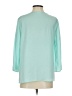 DKNYC 100% Polyester Solid Teal 3/4 Sleeve Blouse Size S - photo 2