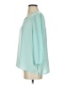 DKNYC 100% Polyester Solid Teal 3/4 Sleeve Blouse Size S - photo 5