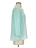 DKNYC 100% Polyester Solid Teal 3/4 Sleeve Blouse Size S - photo 4