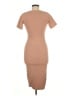 Missguided Solid Tan Casual Dress Size 6 - photo 2