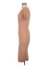 Missguided Solid Tan Casual Dress Size 6 - photo 5