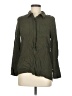 NSR 100% Rayon Green Long Sleeve Polo Size M - photo 1