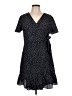 Relipop 100% Polyester Polka Dots Black Casual Dress Size L - photo 1