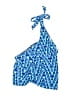 Athleta Print Blue Swimsuit Top Size Med - Lg (34D) - photo 1