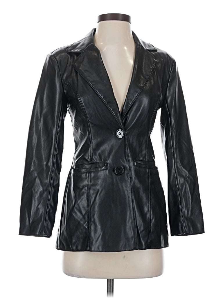 Pre-owned Asos Design Blazer Jacket In Black