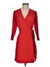 Topshop Solid Red Cocktail Dress Size 2 - photo 1