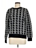 Lou & Grey 100% Nylon Houndstooth Black Pullover Sweater Size M - photo 1