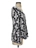Hayden 100% Rayon Silver Gray Long Sleeve Blouse Size S - photo 4