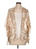 Silvergate 100% Polyester Tan Kimono Size L - photo 1