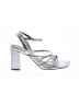 Naked Feet Metallic Silver Heels Size 10 - photo 1