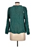 Dolan Teal Green Long Sleeve Blouse Size M - photo 2