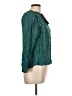 Dolan Teal Green Long Sleeve Blouse Size M - photo 4