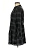 Torrid Plaid Black 3/4 Sleeve Button-Down Shirt Size Med Plus (00) - photo 5