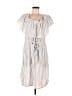 BCBGMAXAZRIA Stripes Gray Casual Dress Size M (estimated) - photo 1