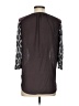 One September 100% Rayon Black 3/4 Sleeve Blouse Size S - photo 2