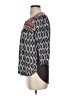One September 100% Rayon Black 3/4 Sleeve Blouse Size S - photo 5
