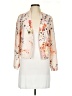 Promod 100% Polyester Floral Ivory Jacket Size 4 - photo 1