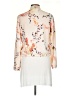 Promod 100% Polyester Floral Ivory Jacket Size 4 - photo 2