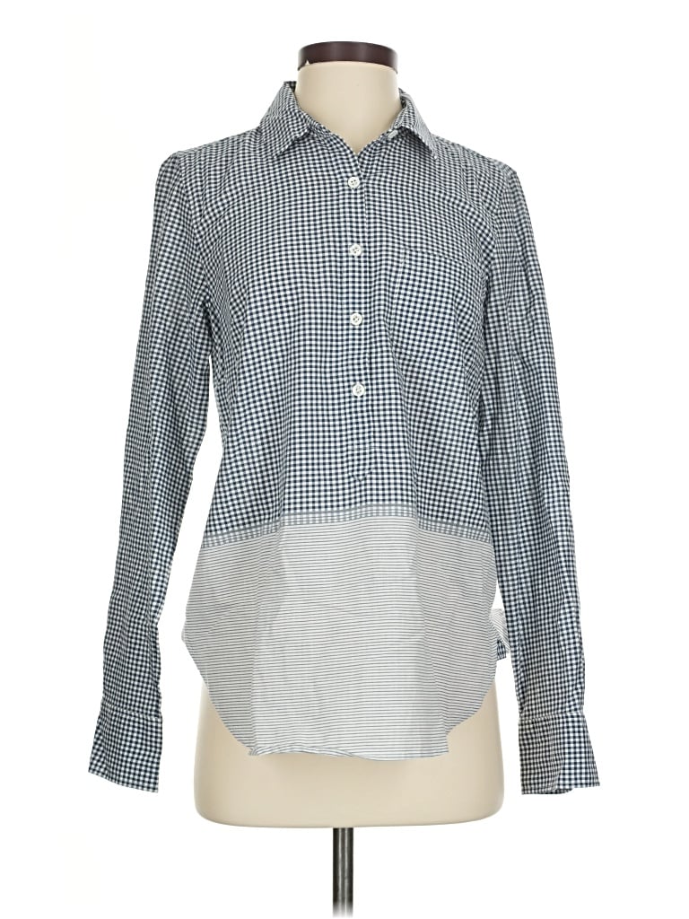 Jcrew Long Sleeve Button Down Shirt In Blue