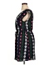 Bebop 100% Polyester Print Black Casual Dress Size XL - photo 5