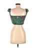 Lulus 100% Rayon Green Sleeveless Blouse Size M - photo 2