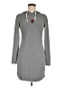 J for Justify Solid Gray Casual Dress Size M - photo 1