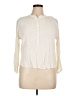 J.Crew 100% Viscose Solid Ivory 3/4 Sleeve Blouse Size XL - photo 1