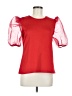 Dalin Red Short Sleeve Top Size M - photo 1
